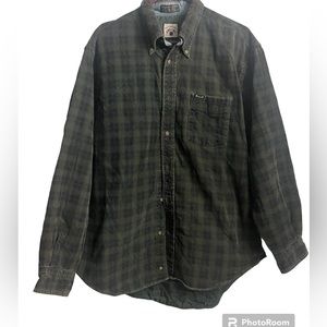 Men’s button down shirt /shacket 100% cotton fully lined spring coat large